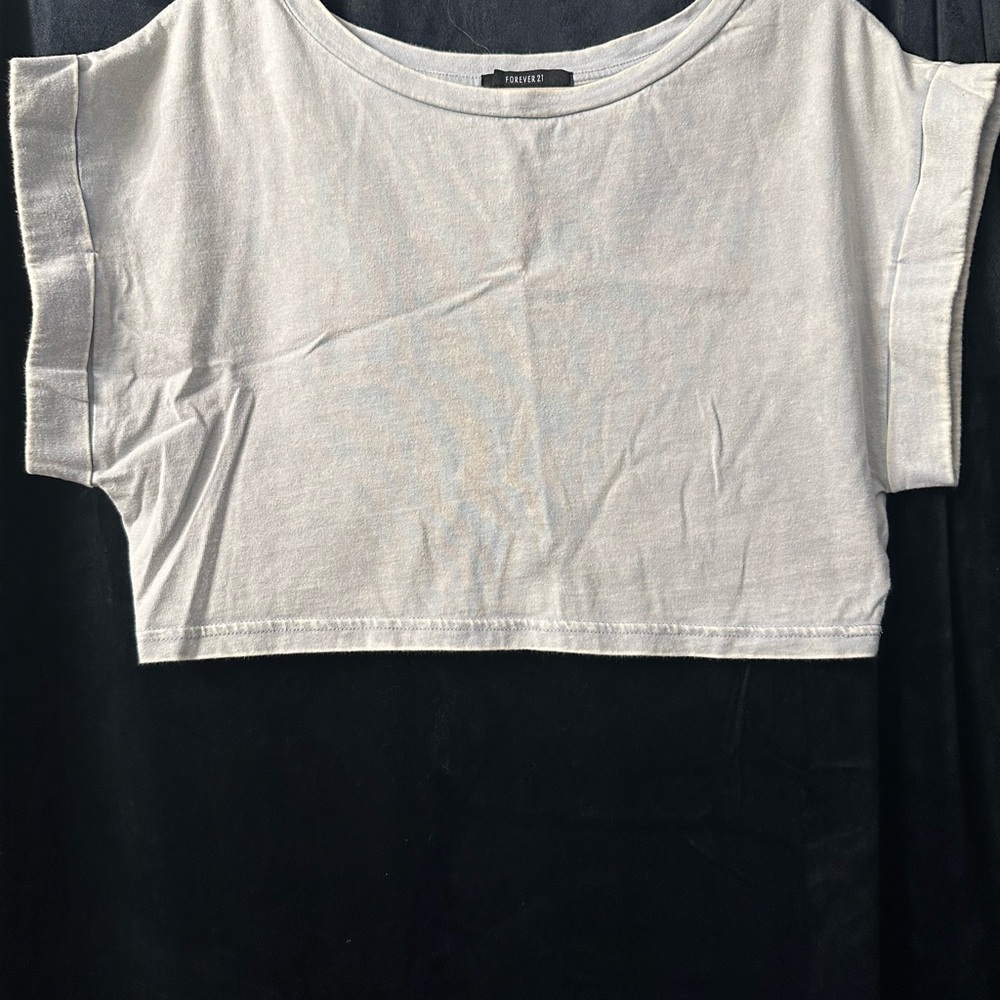 Forever 21 Light aqua Crop Top
